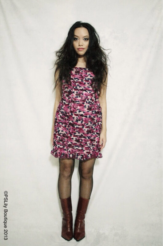 Cherry Blossom, Instagram: @pslilyboutique, LA fashion blogger, Pink/Purple Floral Print dress, Red Boots, Long Hair, Spring Outfit Ideas, Instagram: @pslilyboutique, Pinterest, Los Angeles fashion blogger, top fashion blog, best fashion blog, fashion & personal style blog, travel blog, lifestyle blogger, travel blogger, LA fashion blogger, chicago based fashion blogger, fashion influencer, luxury fashion, luxury travel, luxury influencer, luxury lifestyle, lifestyle blog