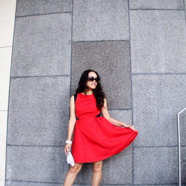 Apple Red, Instagram: @pslilyboutique, Pinterest, Los Angeles fashion blogger, top fashion blog, best fashion blog, fashion & personal style blog, travel blog, travel blogger, LA Fashion Blogger, Red Prabal Gurung Dress, Spring & Summer 2014 outfit ideas, 4-17-2014