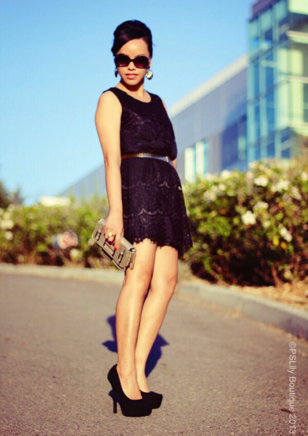 Black Lace Dress