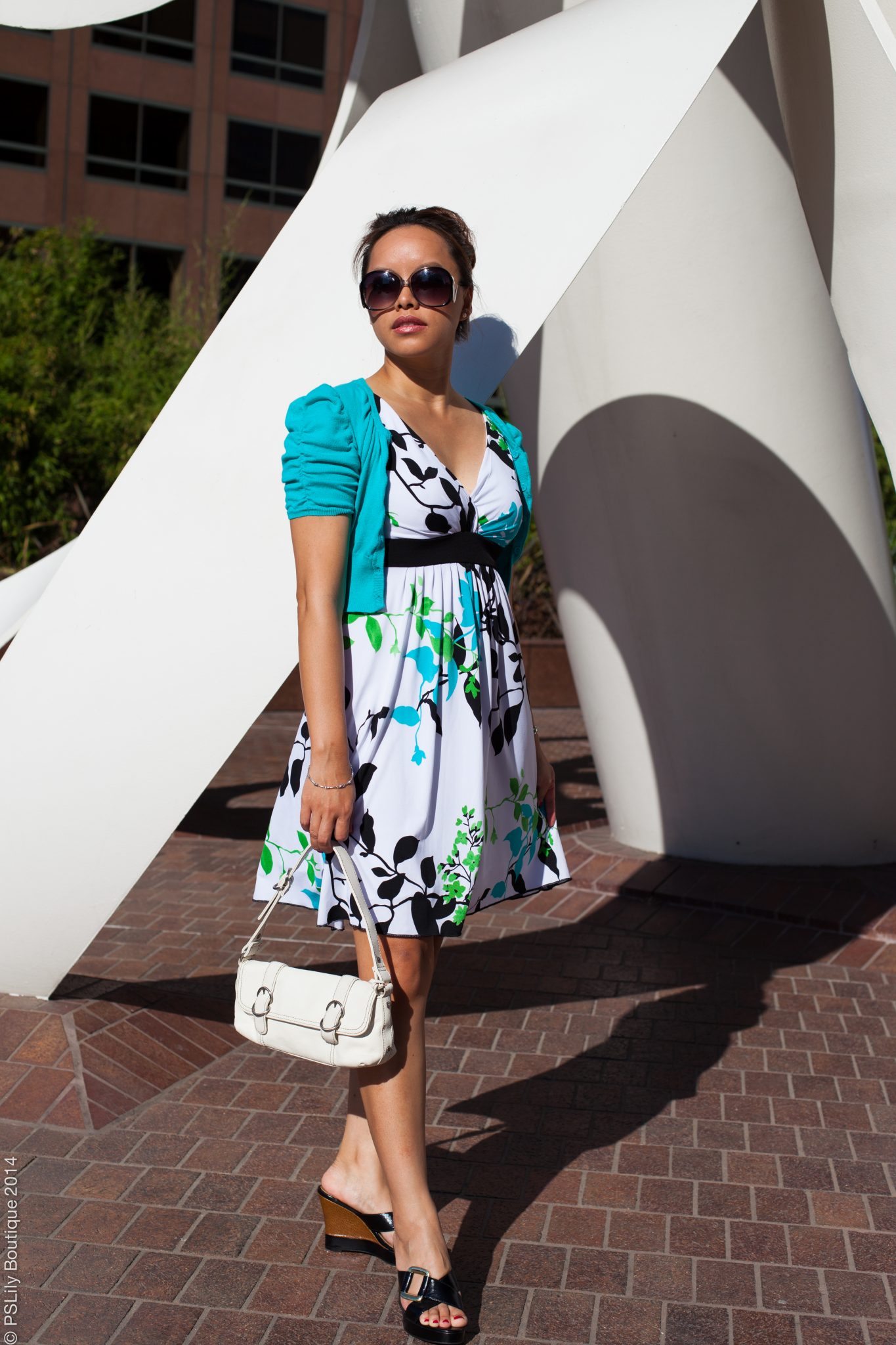 mini white bag, wedge sandals, Summer 2014 outfit ideas, pslilyboutique fashion blog, Instagram @pslilyboutique