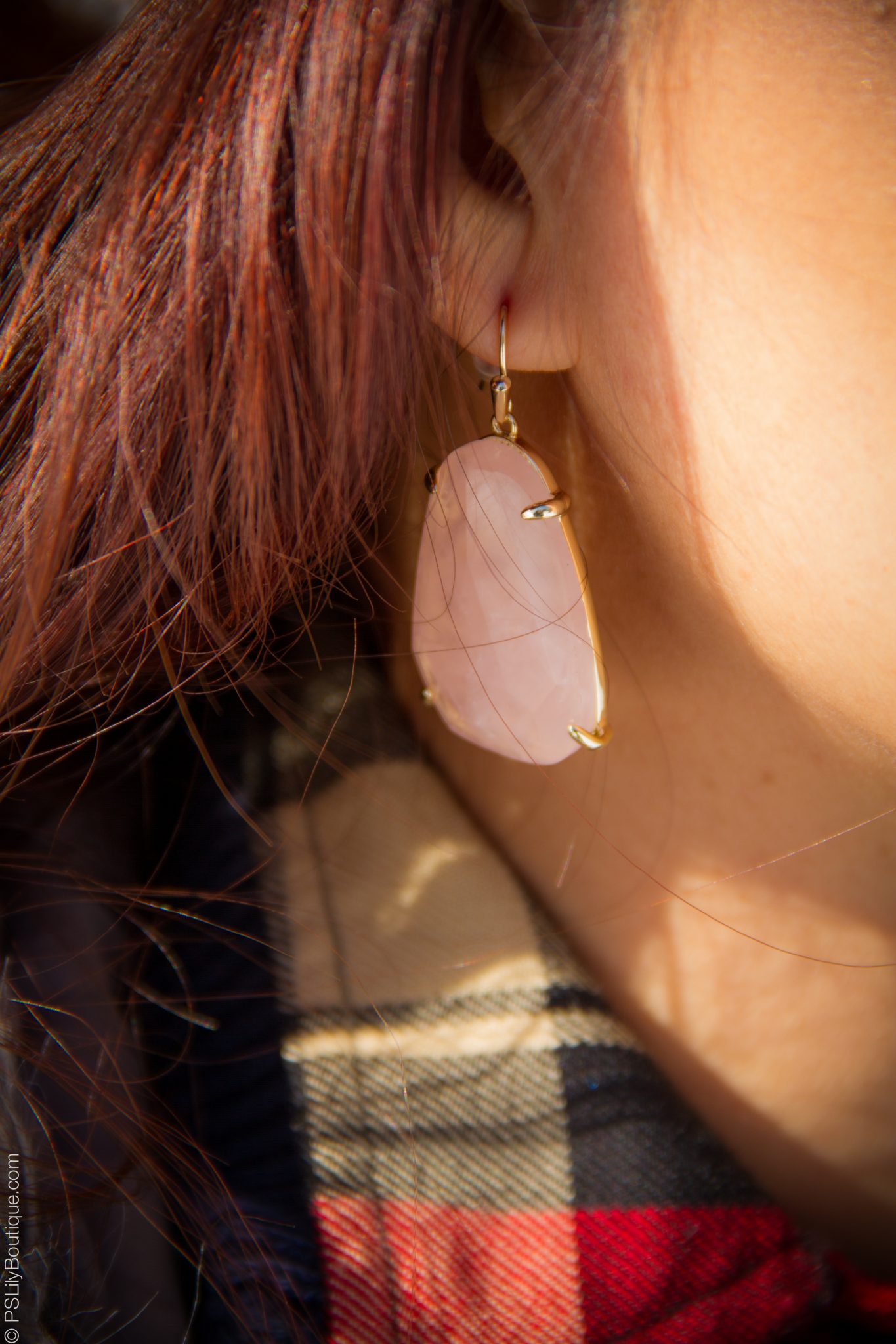 pslilyboutique-fashion-blogger-rocksbox-kendra-scott-kristina-rose-quartz-earrings, Instagram @pslilyboutique