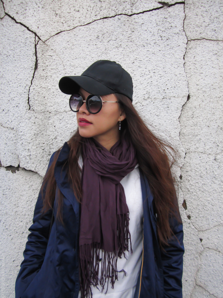 instagram-pslilyboutique-los-angeles-fashion-blogger-black-nordstrom-hat-purple-scarf-navy-blue-dkny-jacket-american-style-winter-ideas-2016-pinot-lipstick-by-kokie-winter-outfit-ideas-2016-day-tripper
