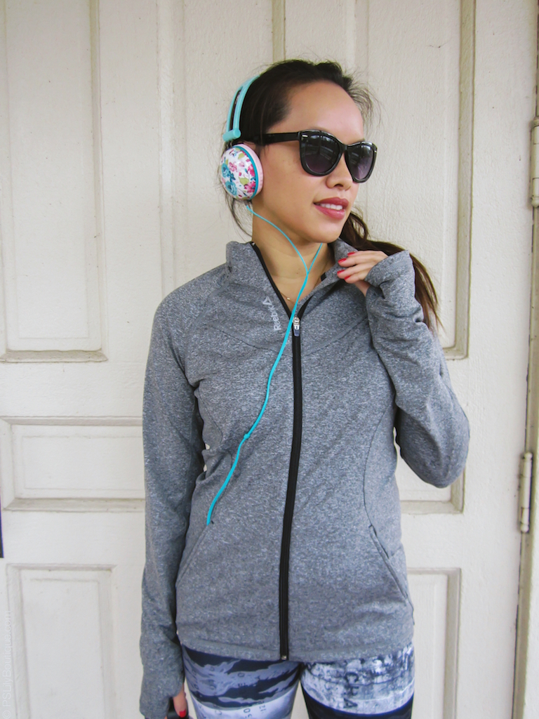 happy-instagram-pslilyboutique-los-angeles-fashion-blogger-best-fashion-blogs-charcoal-heather-gray-reebok-full-zip-track-jacket-ankit-teal-rose-headphones-winter-2017-outfit-idea-1-18-17