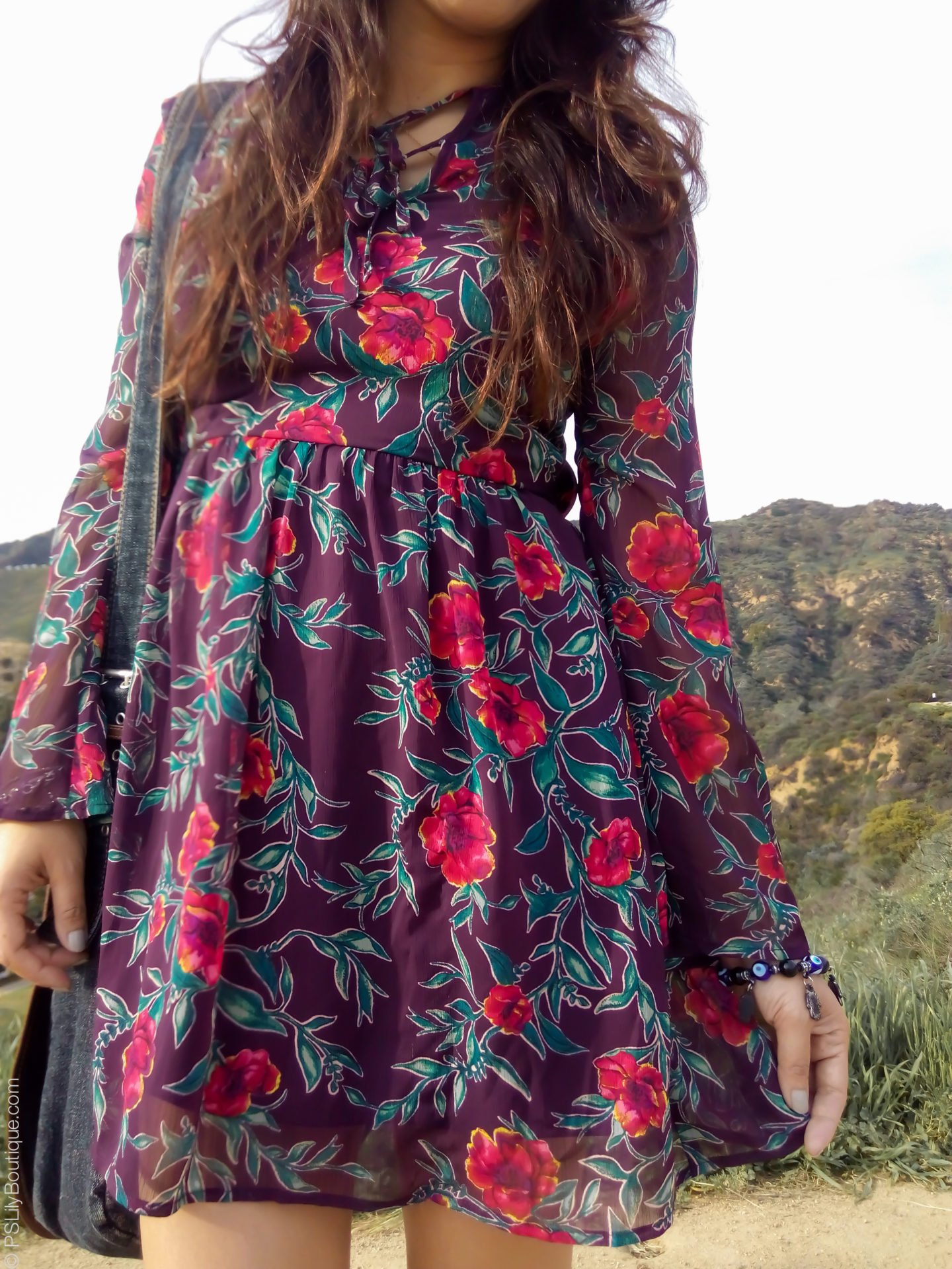 instagram-pslilyboutique-los-angeles-fashion-blogger-maroon-red-green-target-floral-dress-winter-2017-outfit-ideas-3-3-17