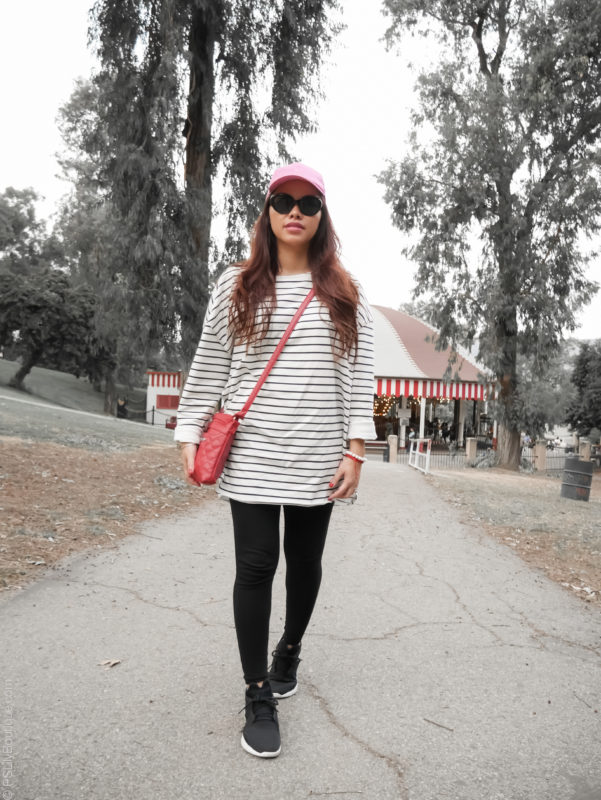 Feeling Merry, Instagram: @pslilyboutique, Pinterest, Los Angeles fashion blogger, top fashion blog, best fashion blog, fashion & personal style blog, travel blog, LA fashion blogger, feeling merry, fall winter 2017 outfit ideas, H&M Black white stripes top, 12.12.17, holiday style, beauty, my style 