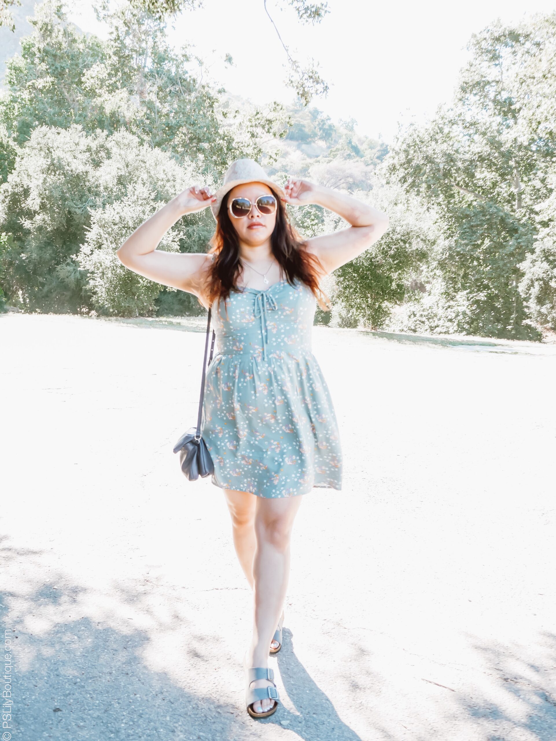 Fourth-Of-July-PSLilyBoutique-los-angeles-fashion-blogger-gray-birkenstock-leather-buckle-sandals-fourth-of-july-Griffith_Park-light-green-reformation-floral-cami-dress-summer-2019-outfit-ideas-hair-and-makeup-street-style-2019-6, Instagram: @pslilyboutique, Pinterest, Los Angeles fashion blogger, top fashion blog, best fashion blog, fashion & personal style blog, travel blog, lifestyle blogger, travel blogger, LA fashion blogger, chicago based fashion blogger, fashion influencer, luxury fashion, luxury travel, luxury influencer, luxury lifestyle, lifestyle blog