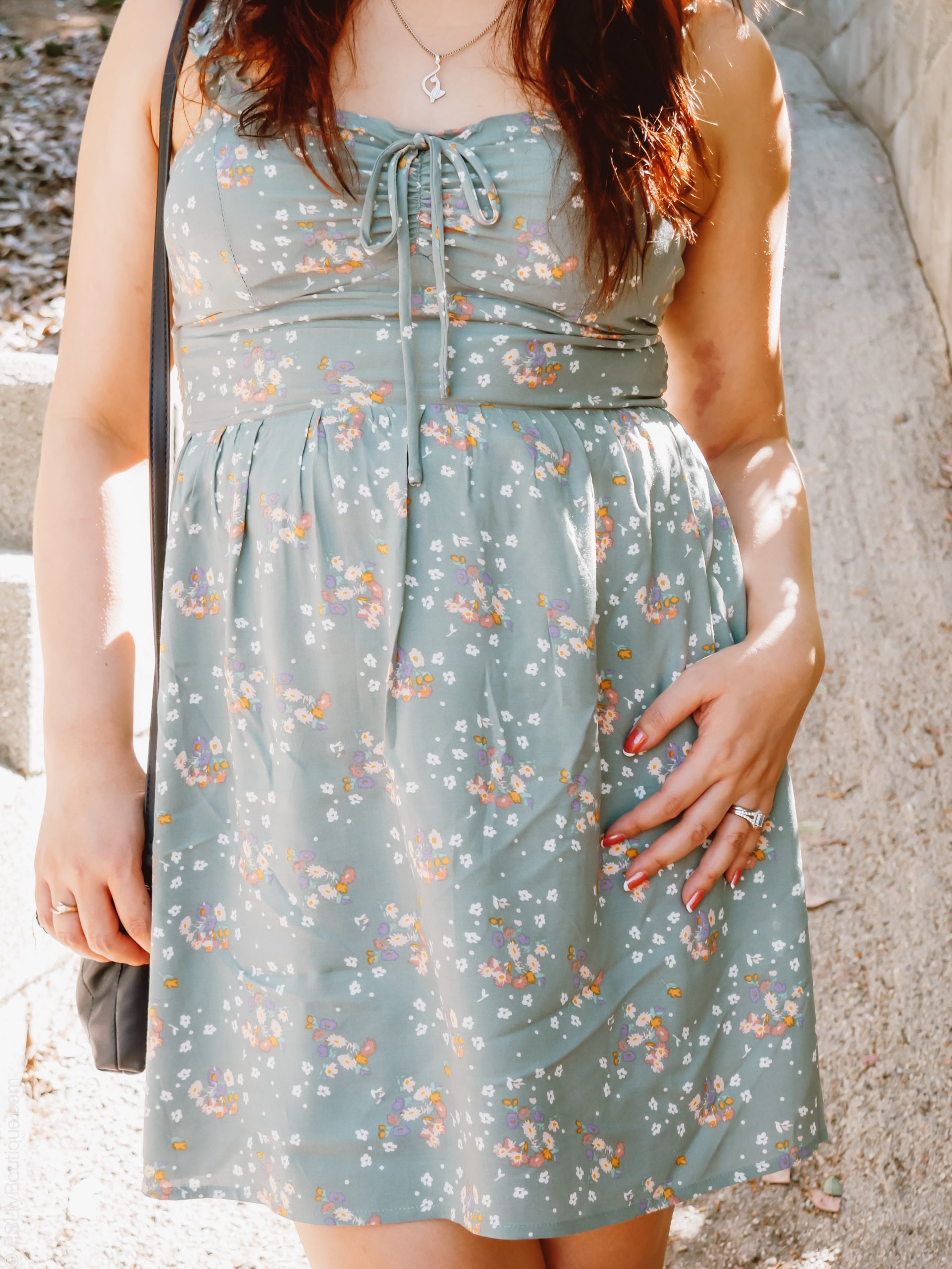 PSL_Griffith_Park-light-green-floral-print-mini-cami-dress-Novica-cat-necklace-nails-bag-summer-2019-outfit-idea-all-about-the-details-7-3-19