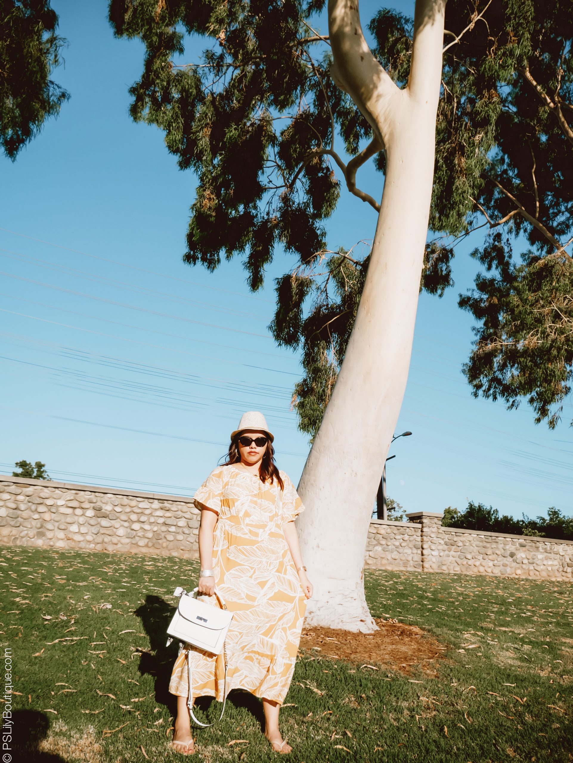 PSLily-Boutique-Soaking-Up-Summer-instagram-pinterest-Yellow-floral-midi-Dress-4