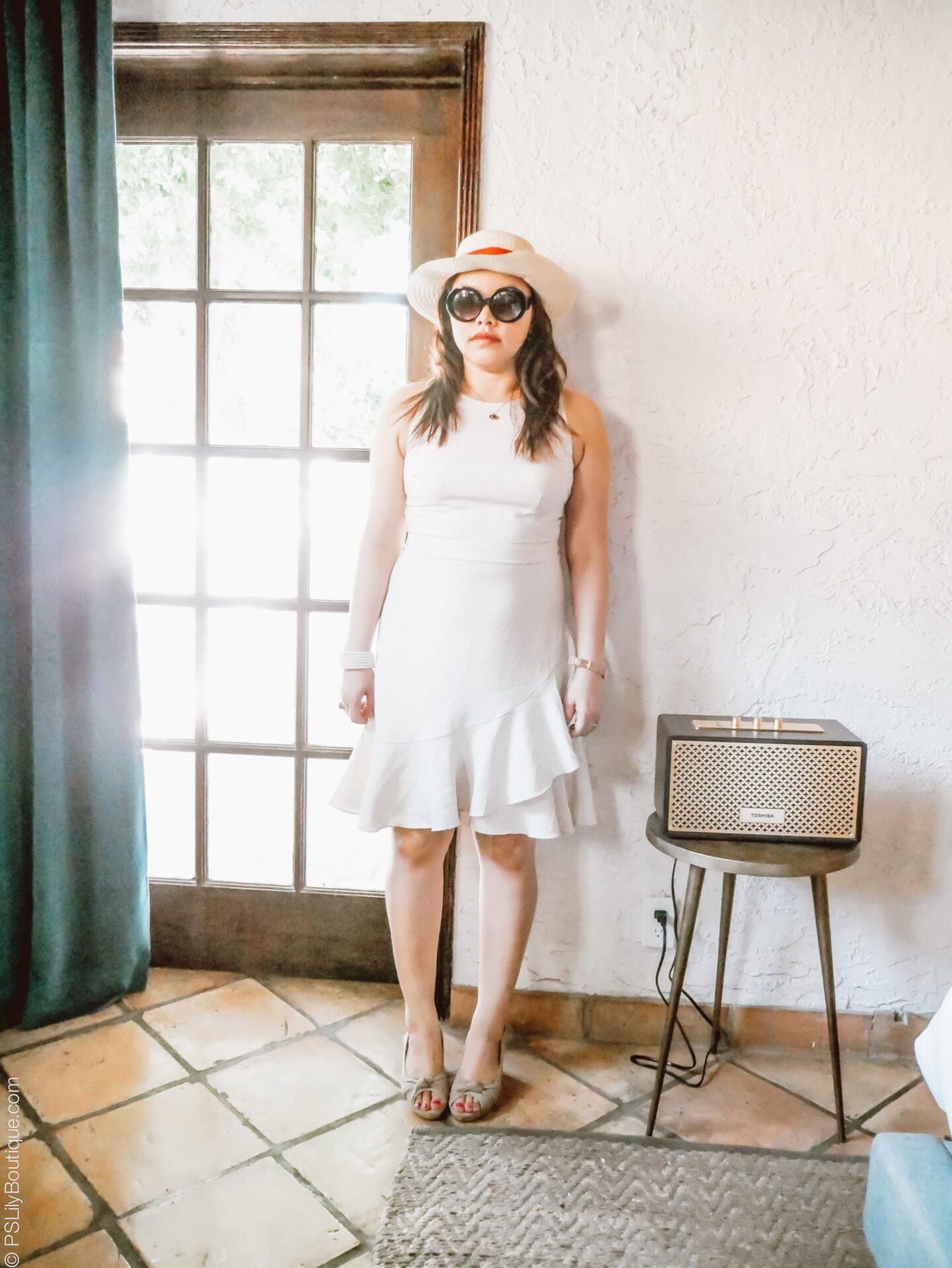 instagram-PSLilyBoutique_around-town-white-polka-dot-banana-republic-dress-los-angeles-fashion-blogger-Palm_Springs-summer-fall-2019-outfit-ideas-travel-blogger-gucci-black-sunglasses-anthropologie-beige-sandals-heels-9-24-19-72, Instagram: @pslilyboutique, Pinterest, Los Angeles fashion blogger, top fashion blog, best fashion blog, fashion & personal style blog, travel blog, lifestyle blogger, travel blogger, LA fashion blogger, chicago based fashion blogger, fashion influencer, luxury fashion, luxury travel, luxury influencer, luxury lifestyle, lifestyle blog