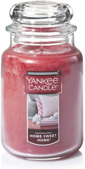 Yankee Candle Home Sweet Home 22-oz. Large Candle Jar – Red