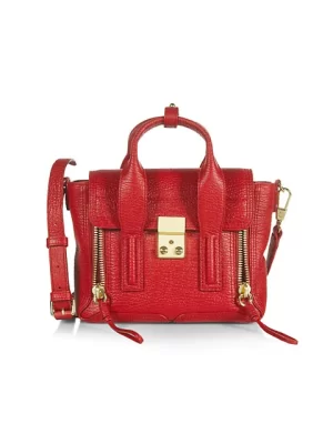 3.1 Phillip Lim Mini Pashli Leather Satchel – Red