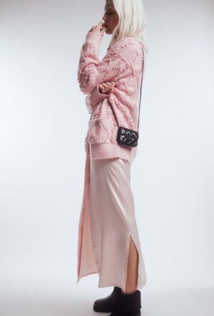 CHANEL Cashmere & Silk Pink Cardigan